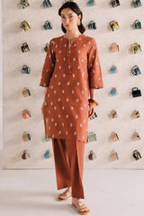 WINTER-2PIECE DHANAK EMBROIDERED SHIRT WITH DHANAK EMB TROUSER-15104
