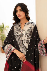 WINTER-3PC KARANDI PRINTED SHIRT WITH KARANDI PRINTED DUPATTA AND TROUSER-2577