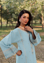 SUMMER-2PC LAWN EMBROIDERED SHIRT WITH TROUSER-175