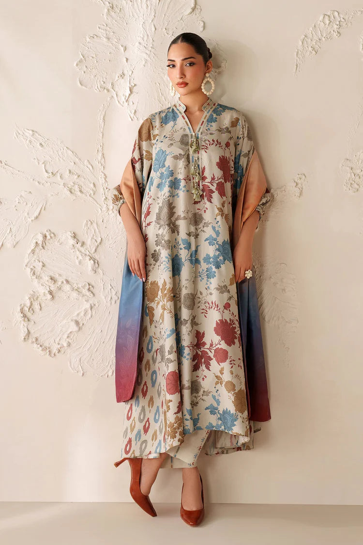 WINTER-3PC VISCOSE PRINTED SHIRT WITH VISCOSE PRINTED DUPATTA AND TROUSER-2641