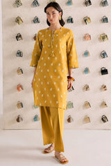 WINTER-2PIECE DHANAK EMBROIDERED SHIRT WITH DHANAK EMB TROUSER-15105