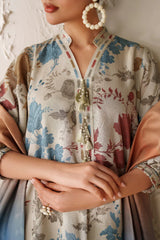 WINTER-3PC VISCOSE PRINTED SHIRT WITH VISCOSE PRINTED DUPATTA AND TROUSER-2641