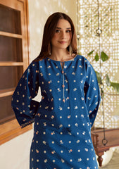 SUMMER-2PC LAWN EMBROIDERED SHIRT WITH TROUSER-193