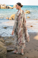 WINTER-3PC KARANDI PRINTED SHIRT WITH KARANDI PRINTED DUPATTA AND TROUSER-2571