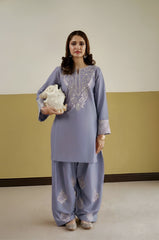SUMMER-2PC LAWN EMBROIDERED SHIRT WITH TROUSER-275