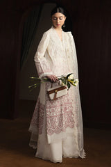 SUMMER-3PC LAWN EMBROIDERED SHIRT WITH KHADDI NET EMB DUPATTA AND EMB TROUSER-4893