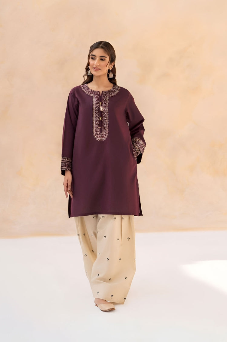 SUMMER-2PC LAWN EMBROIDERED SHIRT WITH TROUSER-310