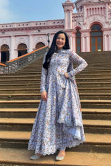 WINTER-3PC KHADDAR PRINTED SHIRT WITH KHADDAR PRINTED DUPATTA AND PRINTED TROUSER-2658