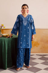SUMMER-2PC LAWN EMBROIDERED SHIRT WITH TROUSER-157