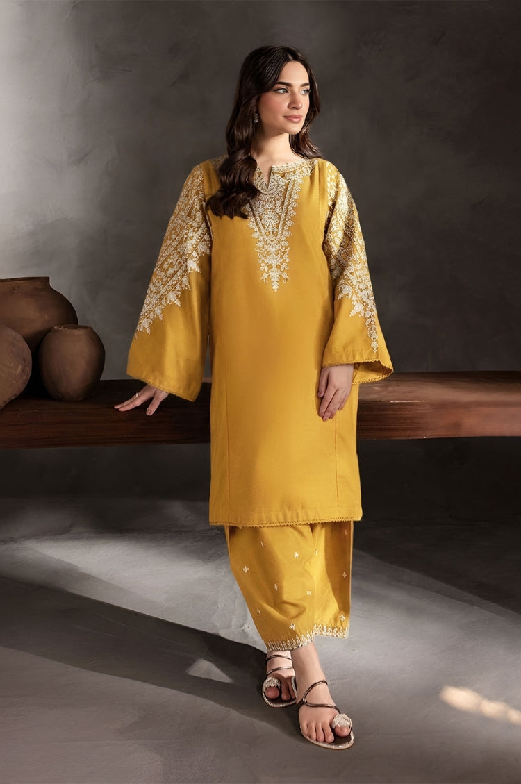 SUMMER-2PC LAWN EMBROIDERED SHIRT WITH TROUSER-262