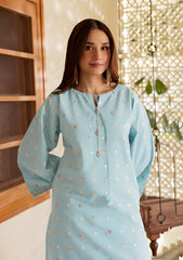 SUMMER-2PC LAWN EMBROIDERED SHIRT WITH TROUSER-192