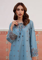SUMMER-2PC LAWN EMBROIDERED SHIRT WITH TROUSER-138