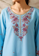 SUMMER-2PC LAWN EMBROIDERED SHIRT WITH TROUSER-215