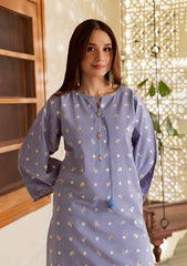 SUMMER-2PC LAWN EMBROIDERED SHIRT WITH TROUSER-200