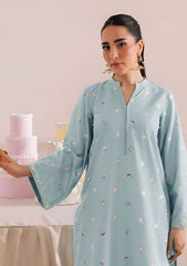 SUMMER-2PC LAWN EMBROIDERED SHIRT WITH TROUSER-205