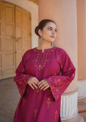 SUMMER-2PC LAWN EMBROIDERED SHIRT WITH EMB TROUSER-25