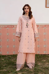 SUMMER-2PC LAWN EMBROIDERED SHIRT WITH TROUSER-137