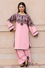 WINTER-2PIECE DHANAK EMBROIDERED SHIRT WITH DHANAK EMB TROUSER-15124
