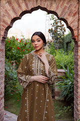 SUMMER-2PC LAWN EMBROIDERED SHIRT WITH TROUSER-300