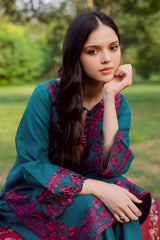 SUMMER-2PC LAWN EMBROIDERED SHIRT WITH TROUSER-313