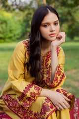 SUMMER-2PC LAWN EMBROIDERED SHIRT WITH TROUSER-314
