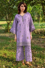 WINTER-2PIECE DHANAK EMBROIDERED SHIRT WITH DHANAK EMB TROUSER-15125