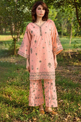 WINTER-2PIECE DHANAK EMBROIDERED SHIRT WITH DHANAK EMB TROUSER-15126