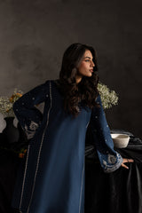 SUMMER-2PC SEQUIN LAWN EMBROIDERED SHIRT WITH SEQUIN LAWN EMBROIDERED TROUSER-3469