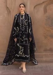 WINTER-3PC DHANAK EMBROIDERED SHIRT WITH WOOL PRINTED EMB SHAWL AND TROUSER-5148