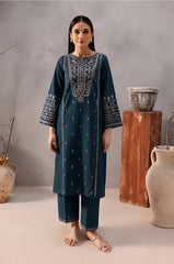 SUMMER-2PC LAWN EMBROIDERED SHIRT WITH TROUSER-1160