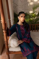 WINTER-2PC SEQUIN EMBROIDERED SHIRT WITH SEQUIN EMBROIDERED TROUSER-3352