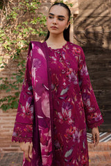 WINTER-3PC KHADDAR PRINTED SHIRT WITH KHADDAR PRINTED DUPATTA AND PRINT TROUSER-2646
