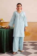 SUMMER-2PC LAWN EMBROIDERED SHIRT WITH TROUSER-237