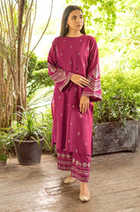 SUMMER-2PC LAWN EMBROIDERED SHIRT WITH TROUSER-303
