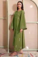 SUMMER-2PC LAWN EMBROIDERED SHIRT WITH LAWN TROUSER-29