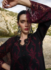 SUMMER-3PC LAWN EMBROIDERED SHIRT WITH CHIFFON PRINTED DUPATTA AND TROUSER-4543