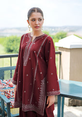 SUMMER-2PC LAWN EMBROIDERED SHIRT WITH TROUSER-269