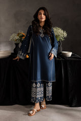 SUMMER-2PC SEQUIN LAWN EMBROIDERED SHIRT WITH SEQUIN LAWN EMBROIDERED TROUSER-3469