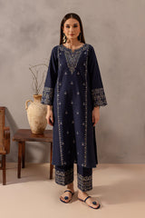 SUMMER-2PC SEQUIN LAWN EMBROIDERED SHIRT WITH SEQUIN LAWN EMBROIDERED TROUSER-3475