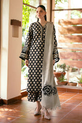 SUMMER-3PC LAWN PRINTED SHIRT WITH CHIFFON PRINT DUPATTA AND PRINT TROUSER-2513