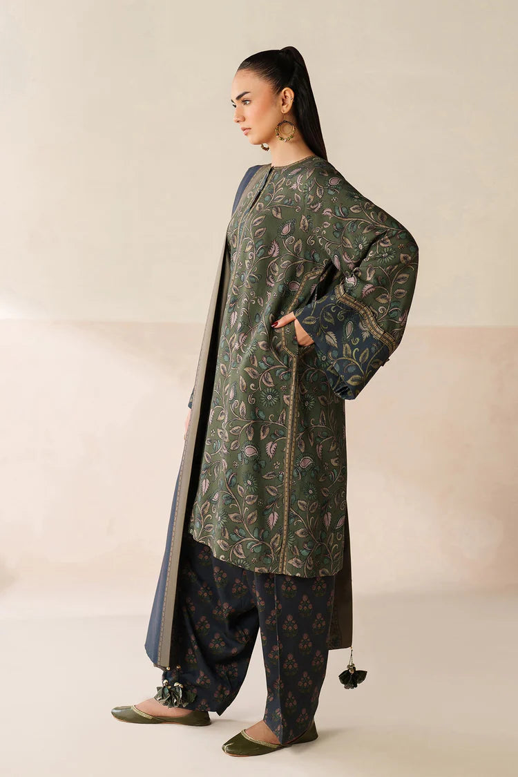 WINTER-3PC VISCOSE PRINTED SHIRT WITH VISCOSE PRINTED DUPATTA AND TROUSER-2632