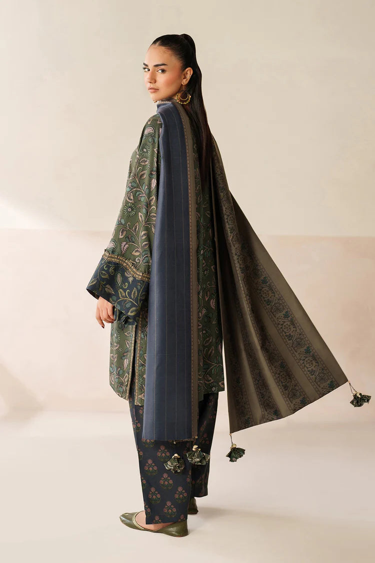 WINTER-3PC VISCOSE PRINTED SHIRT WITH VISCOSE PRINTED DUPATTA AND TROUSER-2632