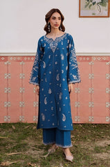SUMMER-2PC LAWN EMBROIDERED SHIRT WITH TROUSER-126