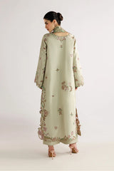 WINTER-3PC DHANAK EMBROIDERED SHIRT WITH WOOL TYE&DYE PRINTED EMB SHAWL AND TROUSER-5079