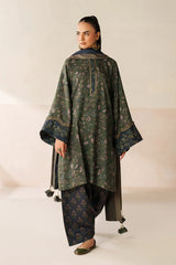 WINTER-3PC VISCOSE PRINTED SHIRT WITH VISCOSE PRINTED DUPATTA AND TROUSER-2632