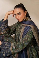 WINTER-3PC VISCOSE PRINTED SHIRT WITH VISCOSE PRINTED DUPATTA AND TROUSER-2632