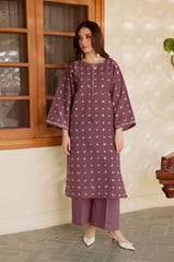 SUMMER-2PC LAWN EMBROIDERED SHIRT WITH TROUSER-194