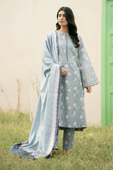 WINTER-3PC KARANDI PRINTED SHIRT WITH KARANDI PRINTED DUPATTA AND TROUSER-2576