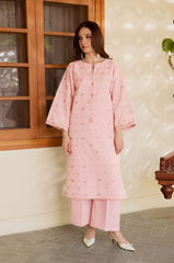 SUMMER-2PC LAWN EMBROIDERED SHIRT WITH TROUSER-195