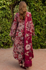 WINTER-3PC KHADDAR PRINTED SHIRT WITH KHADDAR PRINTED DUPATTA AND PRINT TROUSER-2645